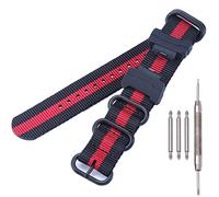 MCXGL Heavy duty nylon watch strap + Adapter kit Replacement for GShock Dw5600 GW6900 GA110 GA120 GA100 mens watch band