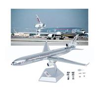 MD-11 Modello aereo lega metallo pressofuso scala 1:200 con espositore Realistico collezione for decorazioni casa in ufficio Regalo perfetto for collezionisti appassionati di aviazione(Flap version)