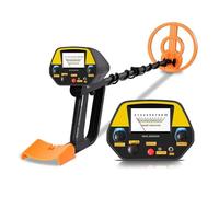MD-4080 Metal Detector sotterraneo ad alta sensibilità con bobina di ricerca impermeabile da 7,8 pollici Funzione di localizzazione in modalità disco e interamente in metallo Uso subacqueo e in spiagg