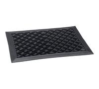 MD-Entree 5381465007 Tappetino in Gomma V di Potenza, Dimensioni 45 x 65 cm, Tessuto, Antracite, 68 x 38 x 38 cm