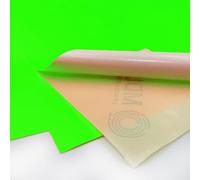 MD Labels Etichette adesive universali, DIN A4, stampabili, in verde fluo, 210 x 297 mm, 50 etichette