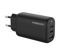 MD PD CHARGER 65W 1USB+2TYPEC BLACK