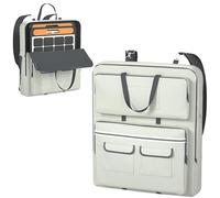 MD34 Custodia impermeabile per pannello solare 1680D, compatibile con Jackery SolarSaga 100W 100X200W, adatta per 2 pannelli solari, zaino multifunzione 3 in 1 (palmare/inclinato/zaino)