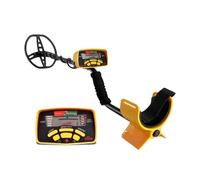 MD6350 Inseguitore regolabile for rilevatore di oro in metallo di ferro con filo sotterraneo for la ricerca di tesori per la caccia alla spiaggia/oro, alta sensibilità(Yellow Earphone Bag)
