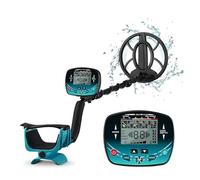 MD910 Metal Detector sotterraneo, cercatore di ricerca di profondità, rilevatore d'oro, localizzatore di tesori, bobina impermeabile da 10" Uso subacqueo e in spiaggia(MD910G)