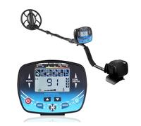MD910B Gold Metal Detector Cercatore di tesori sotterraneo ad alte prestazioni Display LCD Modalità super stabile Uso subacqueo e in spiaggia(With headset)