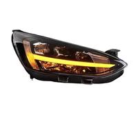 MDADEQ Fanale Anteriore Per Ford Per Focus 2019-2020 Modificato Con Lente Luce Marcia Diurna Stream Indicatori Di Direzione Gruppo Ottico A LED Per Auto(For Hatchback)