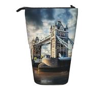 MDATT Astuccio telescopico per matite, astuccio telescopico, organizer per cancelleria con cerniera, storico ponte storico della torre di Londra
