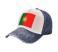 MDATT Cappello da baseball estivo con stampa bandiera portoghese, morbido, traspirante, per uomo e donna, per escursionismo, ciclismo, corsa, blu navy, Taglia unica