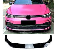 MDATT Labbro del paraurti dello Spoiler Anteriore per VW Golf 8 MK8 GTI per Rline, Accessori Esterni del Kit del Corpo della Lama dello Splitter Inferiore,Glossy Black