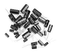 MDBJTCYZN 150PCS Direct Insertion Aluminum Electrolytic Capacitors Assortment Kit 50V 1uF-2200uF for Electronic Repairs on Circuit Boards