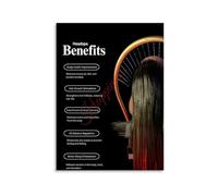 MDBJTCYZN At Home Head Spa Guide Poster Scalp Care Benefits for Relaxation Canvas Wall-Art Bedroom Decor(Unframed,12x18inch(30x45cm))