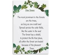 MDBJTCYZN Deep Roots Poetry Poster Grounding Wall-Art for Corner