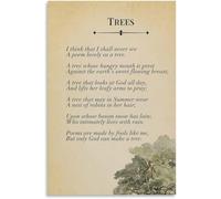 MDBJTCYZN Deeply Rooted Poetry Poster Grounded Decor for Living Area