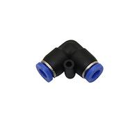 MDBJTCYZN Garden Plumbing 50pcs 6mm L Type Quick Connecting 90 Degree Butt Quick Connectors Pneumatic Pipe Fittings Low Pressure Mist Cooling Nozzle Tool (Diameter : 6mm)