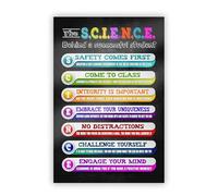 MDBJTCYZN Learning Science Poster How to Be a Successful Student Motivational Educational Chart for High School Classroom Wall Decor(Unframed,08x12inch(20x30cm))