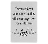 MDBJTCYZN Nurse Gift Idea Metal Sign Inspirational Nursing Quote Wall Decor for Office Desk Home Clinic Appreciation (8 X 12 inch)