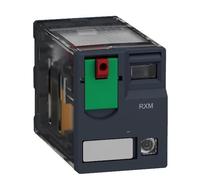 MDBJTCYZN RXM4GB2B7 Miniature in Relay, 3A, 4CO, with LED, Lockable Test Button, 24V AC
