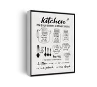 MDBJTCYZN Set of 3 Funny Kitchen Posters Canvas - Bundle of Humorous Prints for Gallery Wall, Gift for Mom, Dad, or New Home Buyers(Framed,12x18inch(30x45cm))