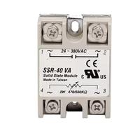 MDBJTCYZN SSR Solid State Relay SSR-40VA 40A Relais Regulator 24-380VAC Output SSR 40VA Single Phase Solid State Relay