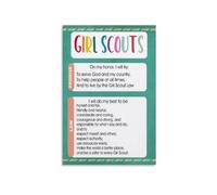 MDBJTCYZN The Pathfinder Code Metal Wall Sign Outdoor Ethics Promises Motivational Art for Young Adventurers Campers Bedroom Decor 8 X 12 inch