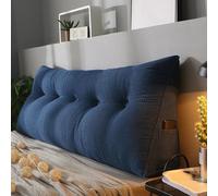 MDDKOP Cuscino Schienale, Cuscino Cuneo da Lettura Triangolare Cuscino per la Schiena per Divano per Testiera Imbottita Cuscino per Lettino da Giorno Schienale Lettura(Gray,200x20x50cm)