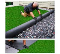 MDEKOR Tappeto in erba artificiale per esterni, resistente alle intemperie, 250 x 200 cm, per balcone, prato, 38 mm, venduto al metro