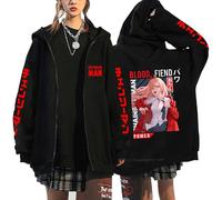 MDEM 2023 Nuovo Anime Chainsaw Uomo Reze Felpa con Cappuccio Cerniera Moda Inverno Caldo Pullover Manica Lunga Zip Up Giacca Abbigliamento Sudaderas Unisex-style3||M