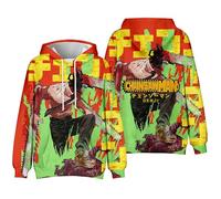 MDEM Felpe con Cappuccio da Uomo Chainsaw Anime Stampa 3D Streetwear Uomo Donna Felpe Moda Felpa con Cappuccio Oversize Pullover per Bambini Tute Abbigliamento-style2||M