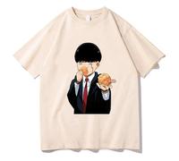 MDEM Hot Anime Mashle Magia E Muscoli Burnedead Mash Divertente Stampa Grafica Maglietta in Cotone da Uomo T-Shirt Oversize T-Shirt Maschile-style3||L