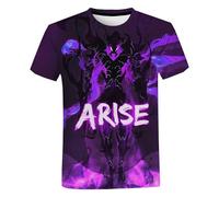 MDEM T-Shirt Estiva da Solista Anime Manga T-Shirt Stampata in 3D Street Wear Uomo Donna Moda Casual T-Shirt Girocollo Oversize T-Shirt per Bambini-style5||XXS