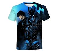 MDEM T-Shirt Estiva da Solista Anime Manga T-Shirt Stampata in 3D Street Wear Uomo Donna Moda Casual T-Shirt Girocollo Oversize T-Shirt per Bambini-style4||XXL