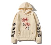 MDEM Tokyo Ghoul Tracksuit Pullover Felpa con Cappuccio Streetwear Harajuku Anime Uomini Felpa Autunno Inverno Abbigliamento Unisex-color6||S