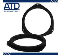 MDF Anteriore Posteriore 165mm 16.5cm Adattatori Anelli per Alfa Romeo Giulietta