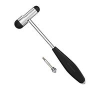 MDF® Babinski Buck® - Leggero - Manico HDP neurologico Martello per riflessi con spazzola incorporata per riflessi cutanei e superficiali - Nero (MDF515PBT-11)