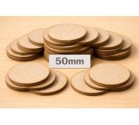 MDF Cerchi Craft Spazio Vuoto 3mm Spesso Taglio Laser 40mm 50mm 60mm Bulk Pacchi