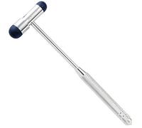 MDF Instruments, Babinski Buck neurologico Martello per riflessi con spazzola incorporata per riflessi cutanei e superficiali - Blu marina (MDF515BT-04)