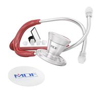 MDF Instruments, Classic Cardiology Stetoscopio della a due superfici, con testina e archetto auricolare in acciaio inox - Bordeaux (MDF797-17)