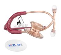 MDF Instruments MD One Epoch Stetoscopio in Titanio, Bordeaux, Adulto