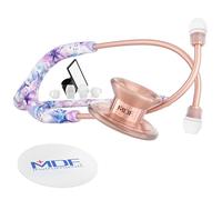 MDF Instruments,Monet-Oro Rosa MD One Epoch Stetoscopio in Titanio Leggero, Due Testine, Adulto, Programma-componenti-gratuite-a-vita, Tubo: Monet, Testina e Archetto: Oro Rosa, MDF777TMORG