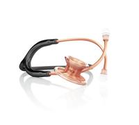 MDF Instruments, Nero-Oro Rosa MD One Epoch Stetoscopio in Titanio Leggero, Due Testine, Adulto, Programma-componenti-gratuite-a-vita, Tubo Nero, Testina e Archetto: Oro Rosa, MDF777TRG11