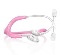 MDF® MD One® Stetoscopio per lattanti e neonati in acciaio inox premium della a due testine (MDF777I) (Rosa)