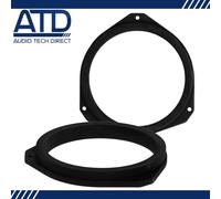 MDF Portiera Anteriore 165mm 16.5cm Adattatori Anelli per Fiat Grande Punto Mk3