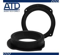 MDF Portiera Anteriore 165mm 16.5cm Adattatori Anelli per Fiat Stilo Multiwagon
