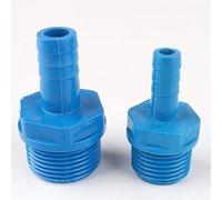 MDFCWJATHI 5pcs PVC 1/2" 3/4" Thread to 8~16mm Joints Garden Irrigation Fittings Water Pipe Connectors Aquarium Fish Tank DIY Tools (Color : 1I2 Female 10mm, Diameter : White) MDFCWJATHI