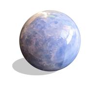 MDFCWJATHI Crystal Sphere Balls Kyanite Ball Lapis Lazuli Ornaments Quartz Gemstone for Home Decorative Divination or Feng Shui and Fortune,3.5"(9cm)