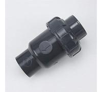 MDFCWJATHI Pipe connector 3pcs 20mm 25mm 32mm 40mm 50mm Black Upvcnon-Return Flap Valve One-way Valve 20MM Inner Check Valve Vertical And Horizontal (Specification : Inner 20mm) MDFCWJATHI
