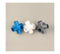 MDFCWJATHI Pipe Fittings & Accessories 5pcs PVC 25mm Pipe Three-dimensional 6 Way Joint Connector for Garden Irrigation Tube DIY Tools (Color : White, Diameter : Inner diameter 25mm) MDFCWJATHI