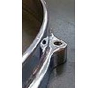 MDH14S-8BN - cerchio die-cast rullante 14" lato cordiera - 8 fori - nero nichelato