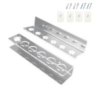 MDHQ Elegante Scaffale da Parete per Stecche da Biliardo Trasparenti Acrilico Trasparente Supporto per Stecche da Biliardo Elegante Espositore per Stecche